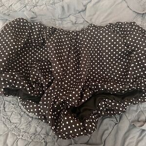 Edikted Black and White Polka Dot balloon shorts